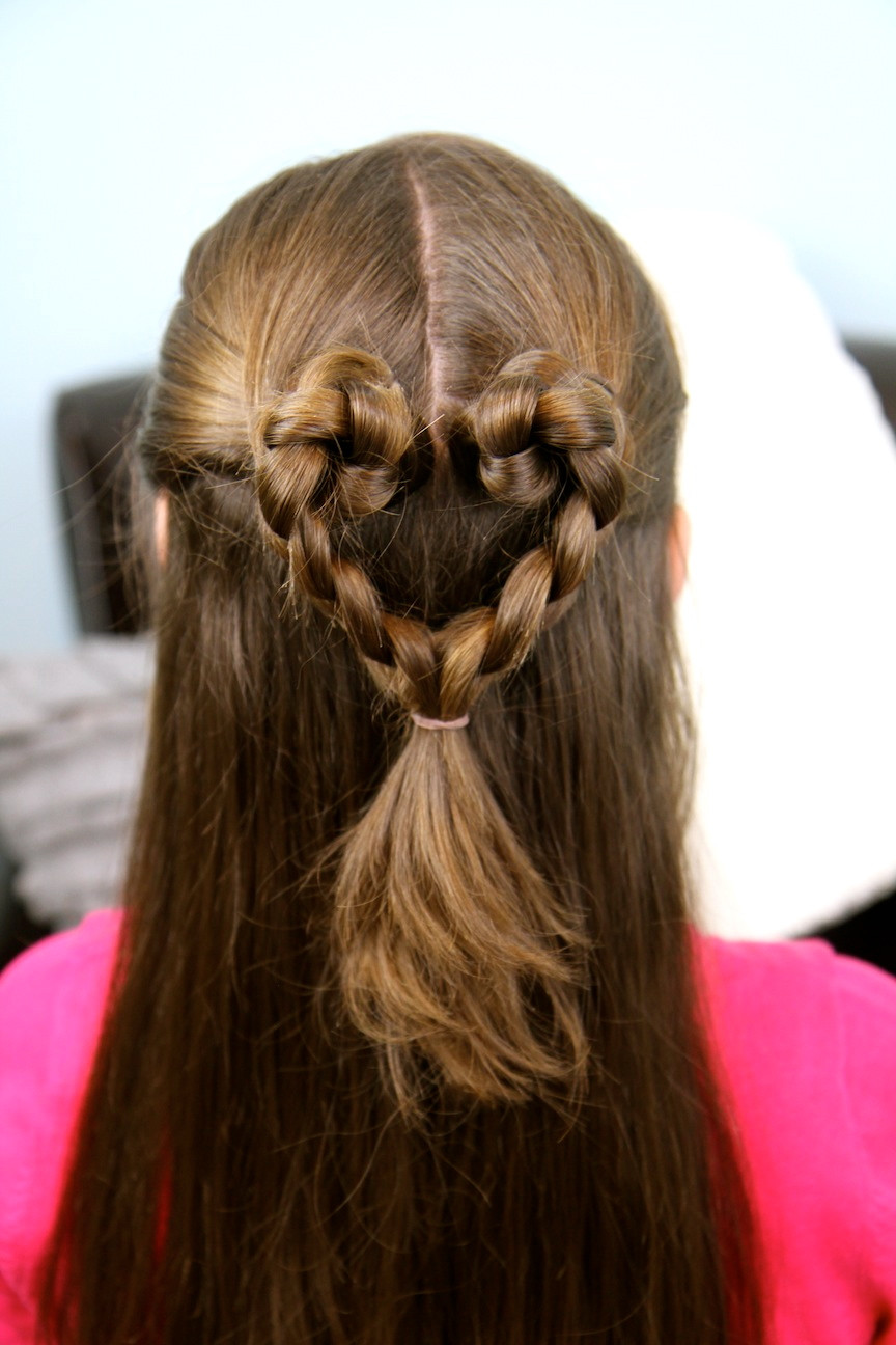 Middle Visual Idea Middle Visual Idea — Heart Part Braids
