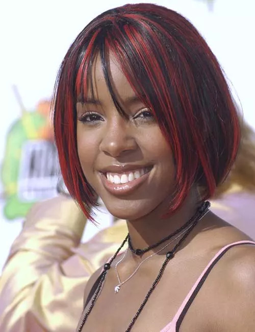 Black With Red Highlights Bob Black With Red Highlights Bob — Red Hair on Black Women