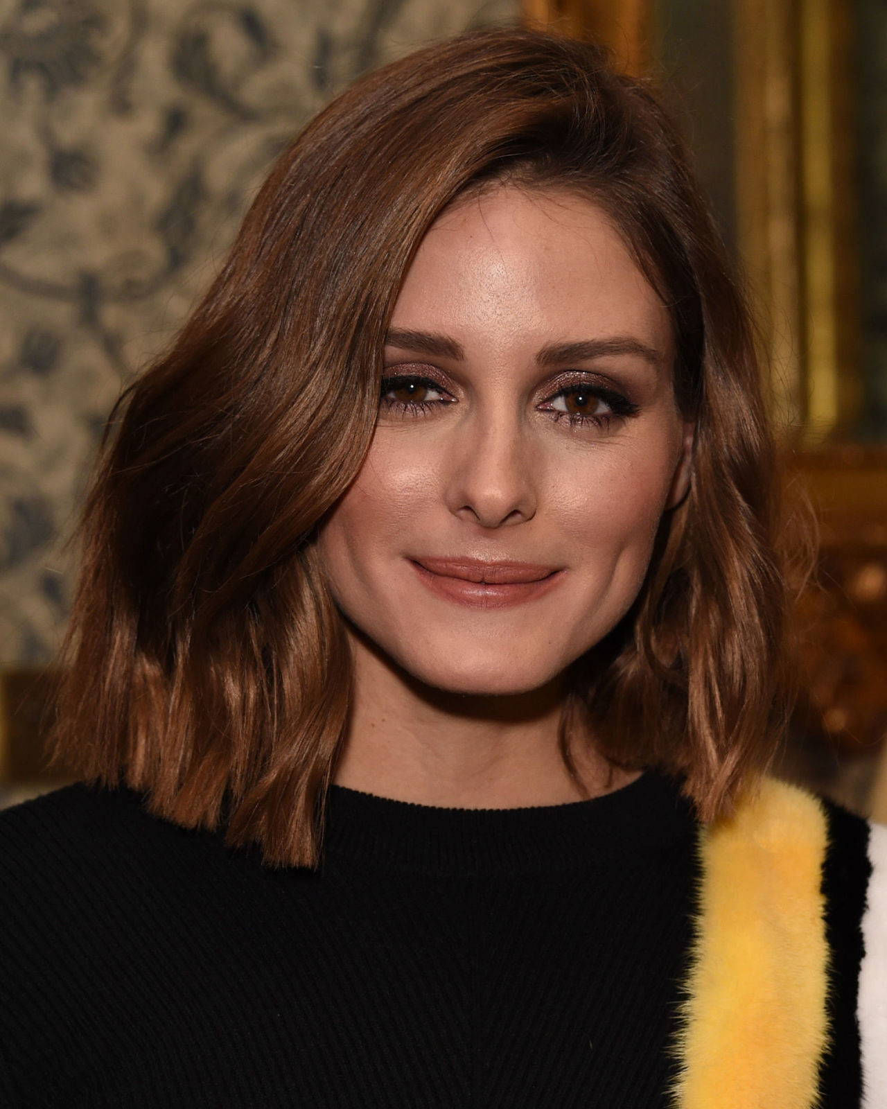 Medium Warm Brown Chin Bob Medium Warm Brown Chin Bob — Brown Hair Over 50
