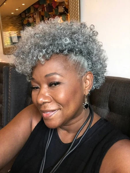 Voluminous Salt and Pepper Cut Voluminous Salt and Pepper Cut — Haircuts for Black Women Over 50
