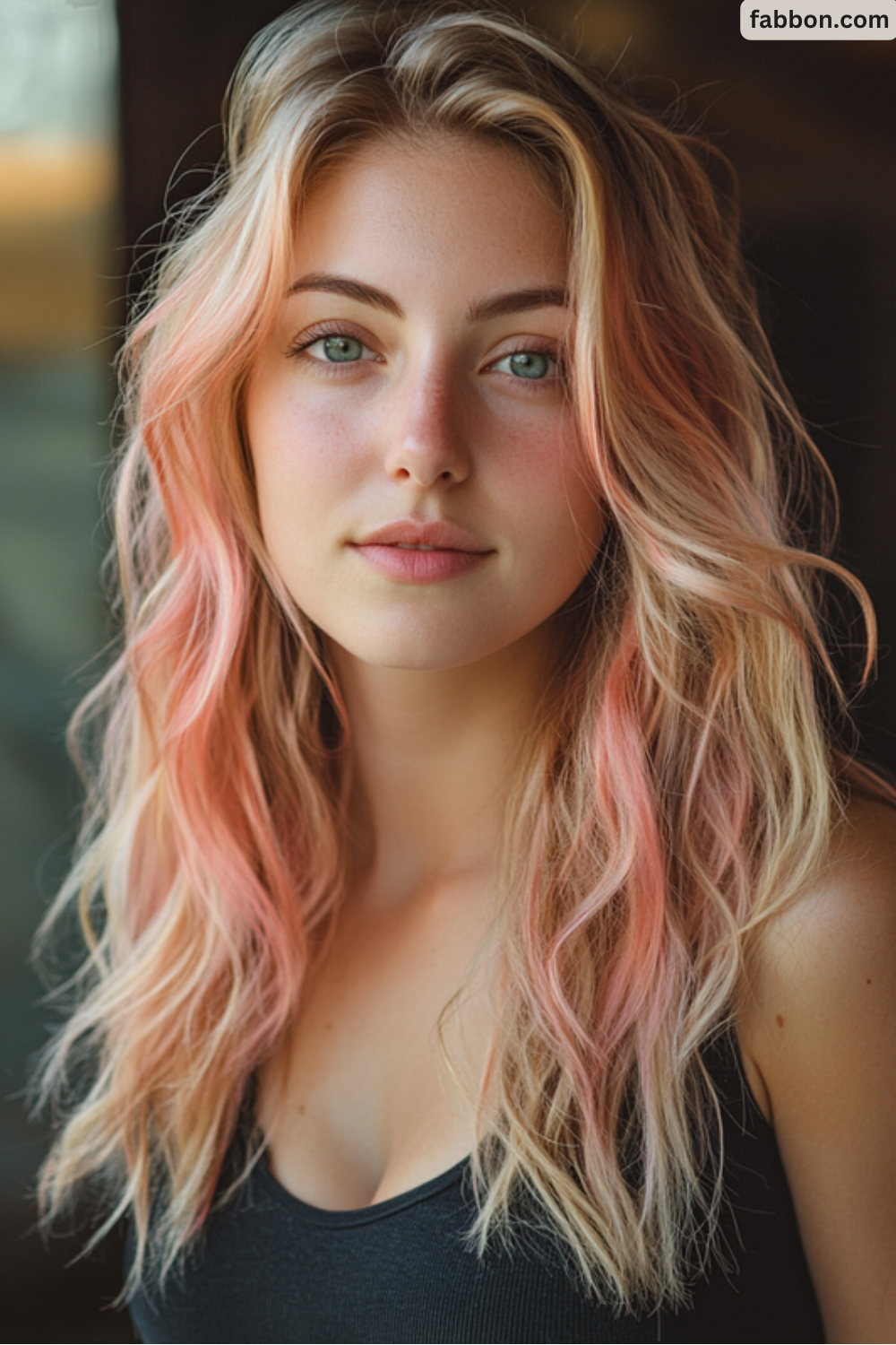 Shoulder-Length Blonde With Peachy-Pink — Neapolitan Hair